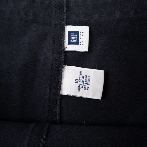 GAP Factory Store navy blue cotton skort skirt size 10 - Picture 2 of 8